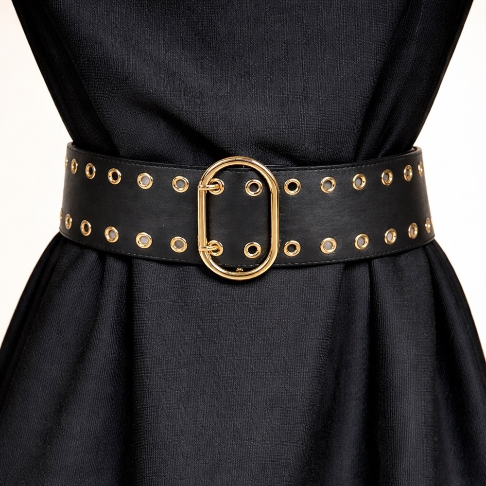 Eyelet Wide Belt